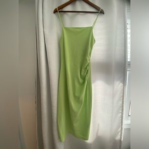 Zara neon green dress